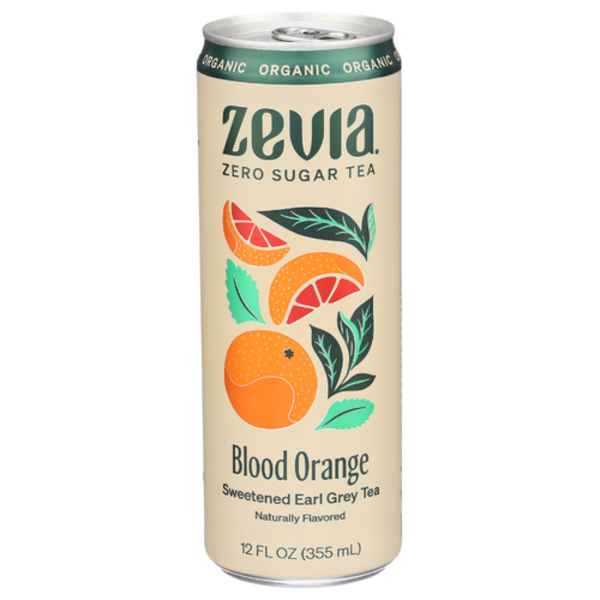 Zevia Organic Sweetened Blood Orange Earl Grey Tea