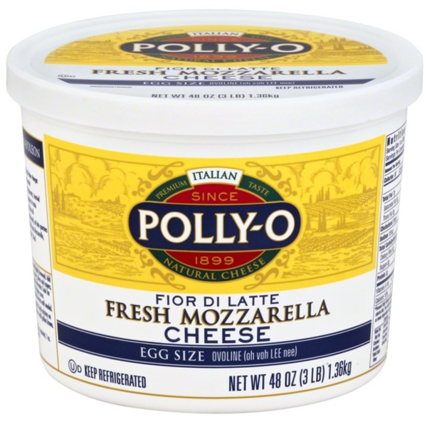 Polly - O Cheese - Mozzarella Ovoline - 3 lbs