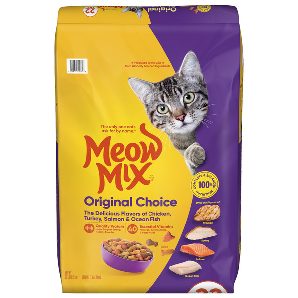 Meow Mix Original Choice Dry Cat Food Same-Day Delivery | Family