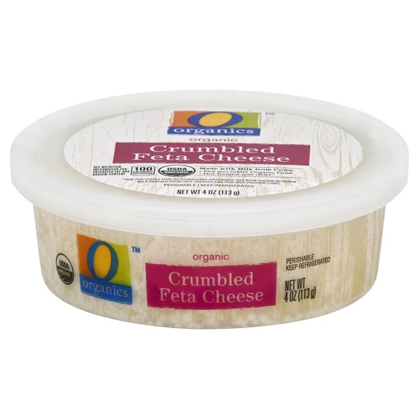 O Organics Cheese, Feta, Crumbles