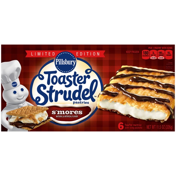 Pillsbury Toaster Strudel S'mores Limited Edition Toaster Pastries (11.