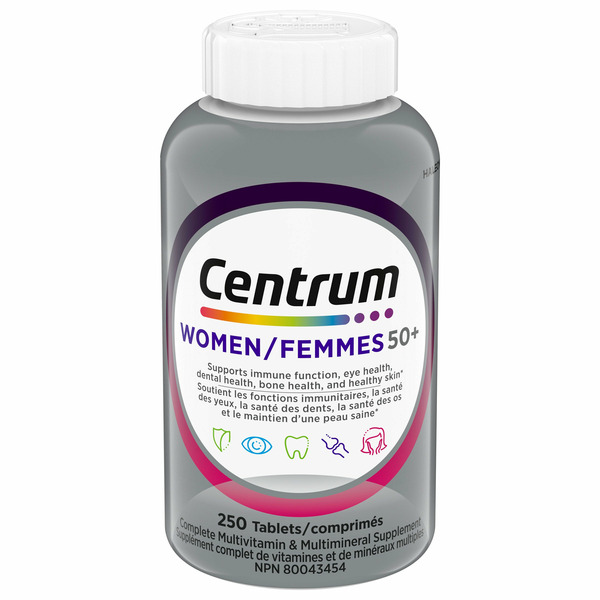 Centrum 50+ Complete Multivitamin & Mineral Supplement for Women