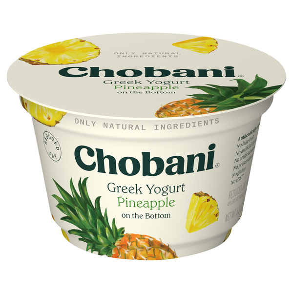 Chobani Nonfat Greek Pineapple on the Bottom Yogurt