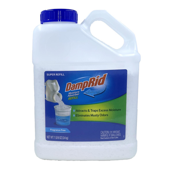 Damp Rid Moisture Absorber, Fragrance Free, Super Refill