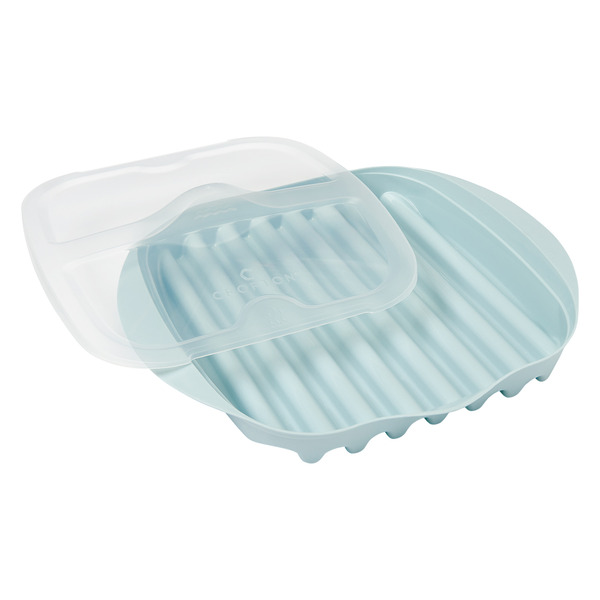 ALDI Crofton Microwave Bacon Cooker Blue Same-Day Delivery or