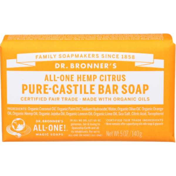 Sprouts Farmers Market Dr. Bronner's Bar Soap, AllOne Hemp Citrus Same