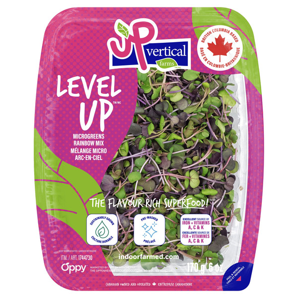 Up Vertical Farms Level Up Microgreen Rainbow Mix 170 g