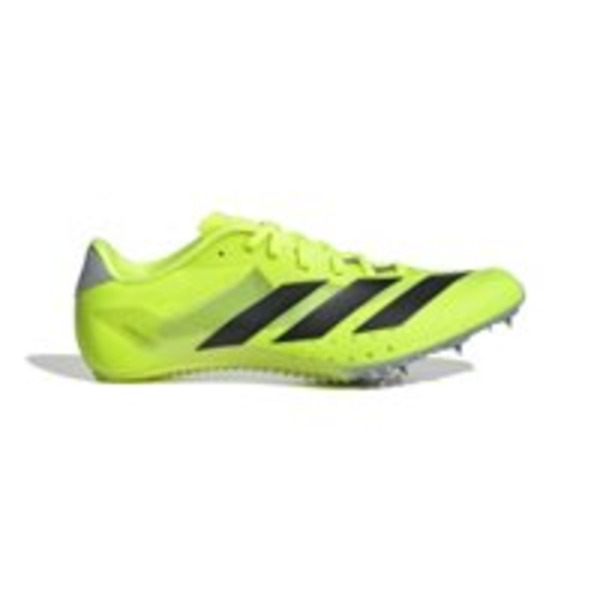 adidas Sprintstar Track & Field Medium Width Cleats, Size M10.5/W11.5 - Yellow & Black