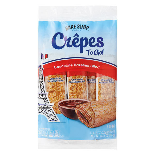 Bake Shop Chocolate Hazelnut Filled Crepes Same-Day Delivery or