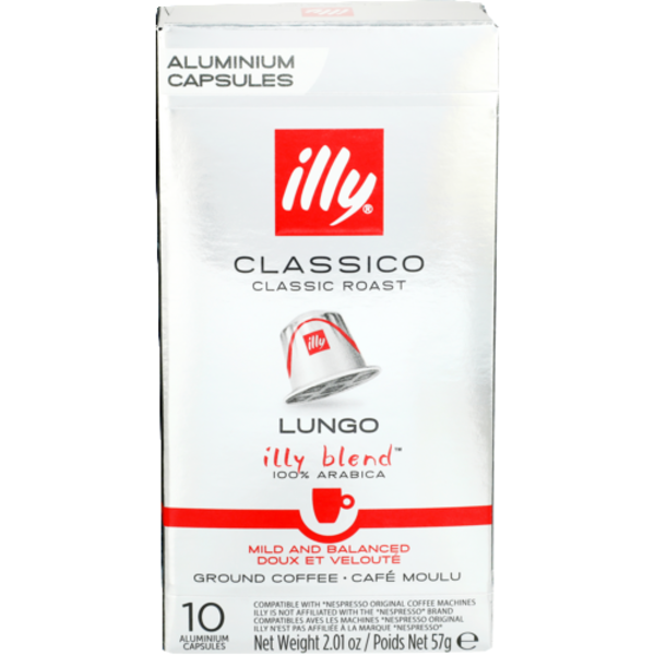 Illy Coffee Classico Lungo Coffee Capsules 10 Pack
