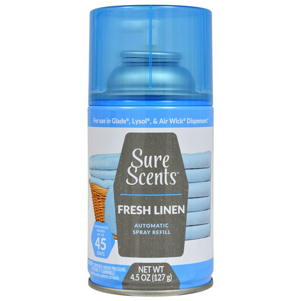 Sure Scents Fresh Linen Automatic Spray Refills Same-Day Delivery