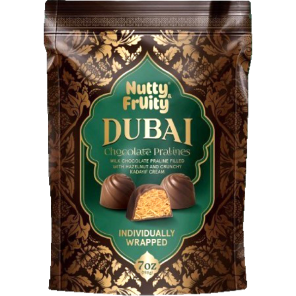 Nutty & Fruity Dubai Hazelnut Milk Chocolate Pralines
