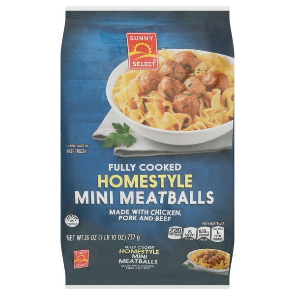 Sunny Select Meatballs, Mini, Homestyle Same-Day Delivery or