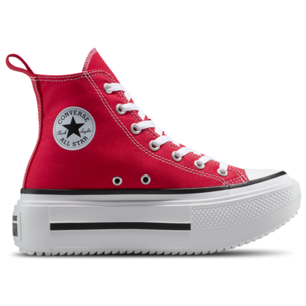 Converse Boys' Lift Double Stack Hi Shoes, Size 7 - Red/White