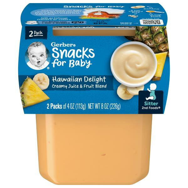 Gerber Stage 2 Baby Food Hawaiian Delight Same-Day Delivery or