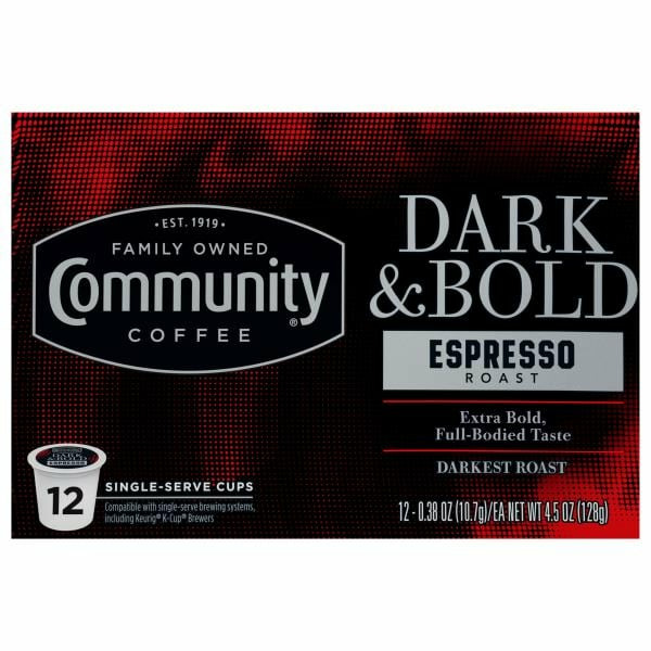 Publix Community Coffee Dark & Bold Espresso Roast Coffee Pods for