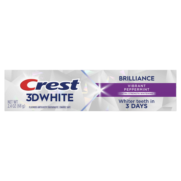 Crest 3D White Brilliance Vibrant Peppermint Teeth Whitening