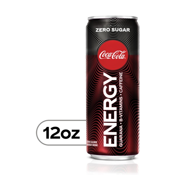 Coca-Cola Zero Sugar Energy, Flavored Energy Drinks With Vitamin B6