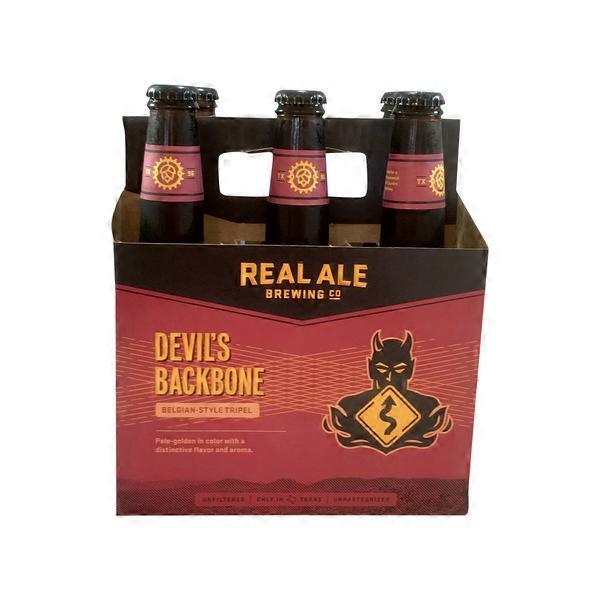Real Ale Brewing Co Devil's Backbone Belgianstyle Tripel Beer (12 fl