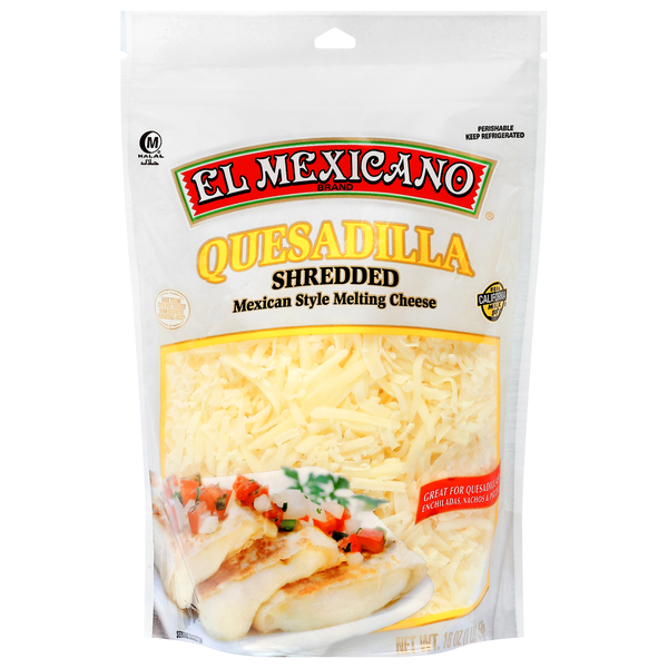 El Mexicano Melting Cheese, Mexican Style, Quesadilla, Shredded