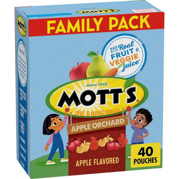 Mott's Gluten Free Apple Orchard Fruit Flavored Snacks Family Pack