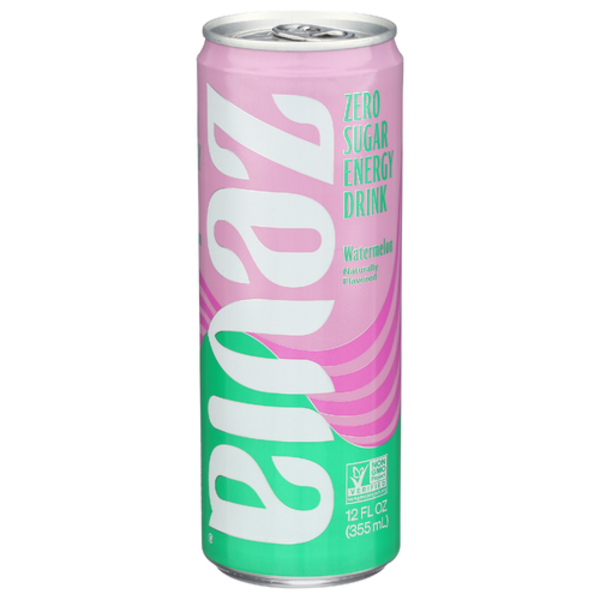 Zevia Zero Calorie Watermelon Energy Drink