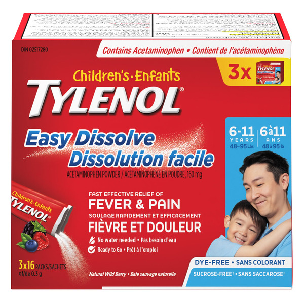 TYLENOL Kids' EasyDissolve Tablets