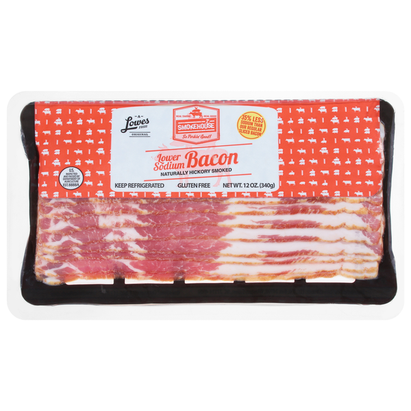 Smokehouse Lower Sodium Bacon