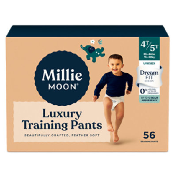 MILLIE MOON Luxury Training Pants, Size 4T-5T, 56 Count