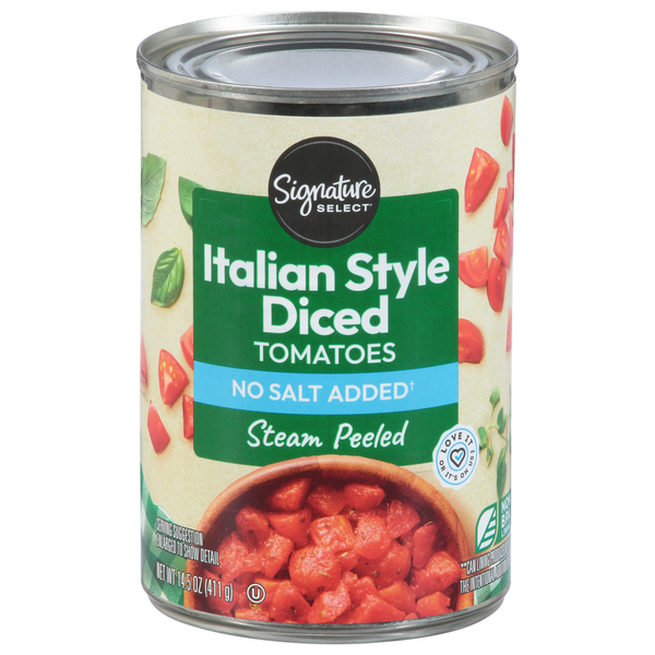 Signature SELECT Tomatoes, Italian Style, Diced, Steam Peeled