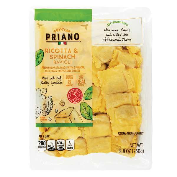 Priano Spinach Ricotta Ravioli Same-Day Delivery or Pickup | ALDI