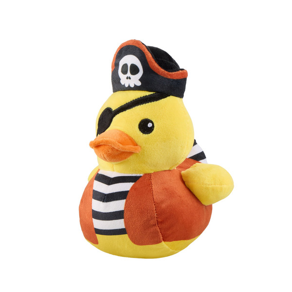 Thrills & Chills Halloween Pirate Duck Plush Dog Toy
