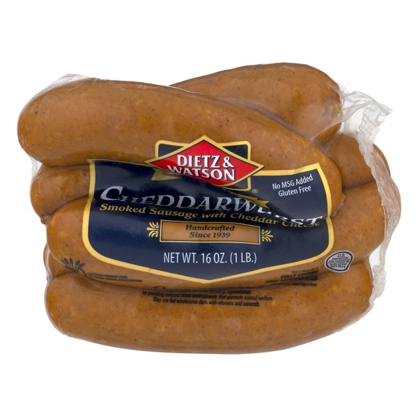 Dietz & Watson Cheddarwurst (16 oz) Instacart