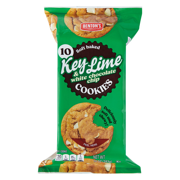 Benton's Key Lime & White Chocolate Chip Soft Baked Cookies Same