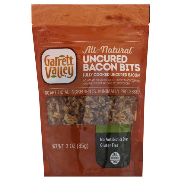 Garrett Valley Bacon Bits, Uncured (3 oz) Instacart
