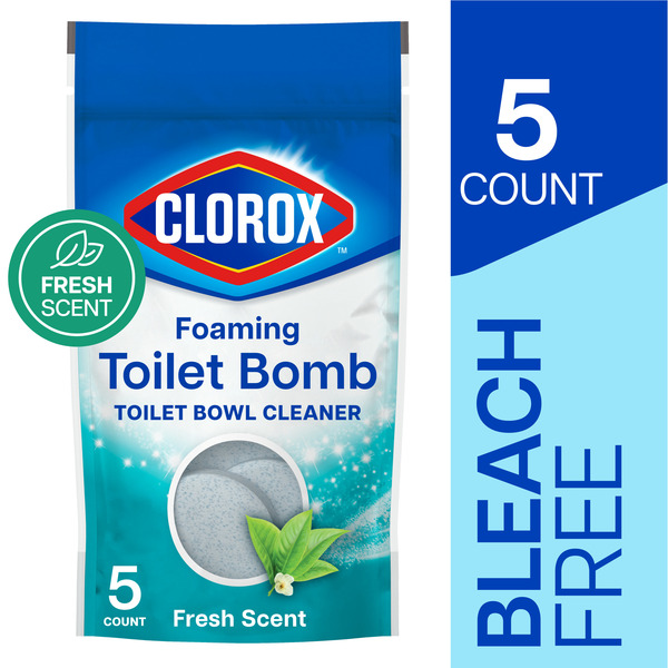 Clorox Foaming Toilet Bomb Fresh Scent Toilet Bowl Cleaner (5-count)