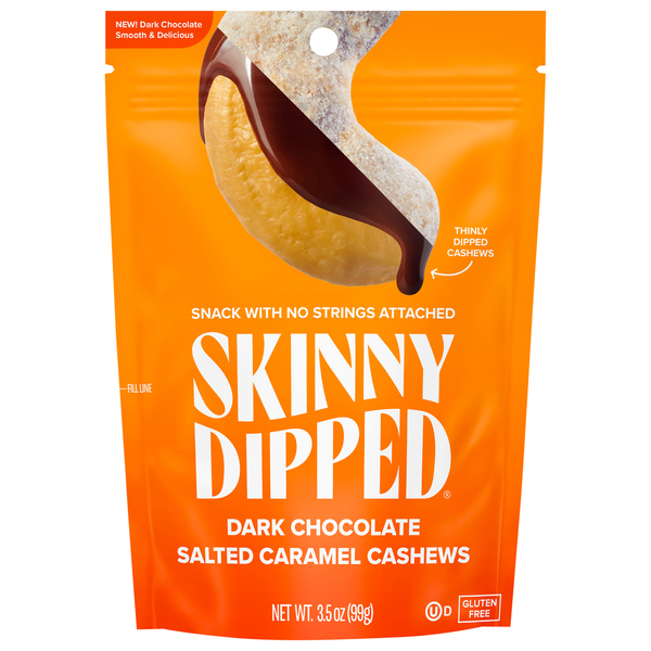 SkinnyDipped Dark Chocolate Salted Caramel Cashews