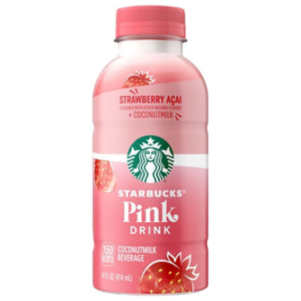 Starbucks Coconutmilk Beverage, Pink Drink, Strawberry Acai