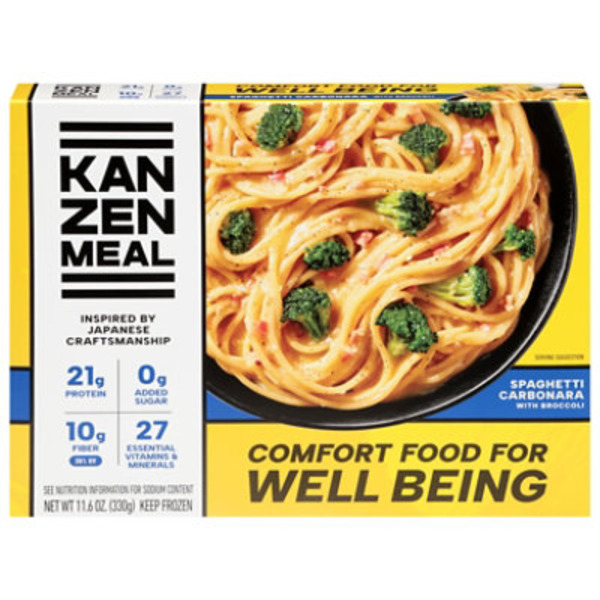 Kanzen Meal Spaghetti Carbonara with Broccoli