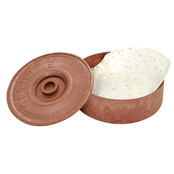 Winco - Tortilla Warmer w/ Lid, 8-1/2?, Brown