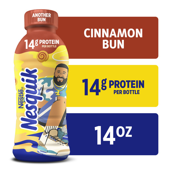 Nestlé NESQUIK DJ Khaled Cinnamon Bun Milk Same-Day Delivery