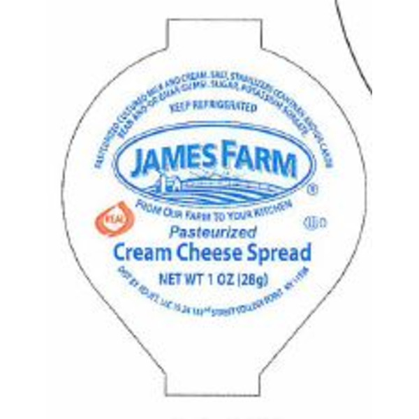 James Farm - Cream Cheese Portion Cups, 1 oz - 100 ct