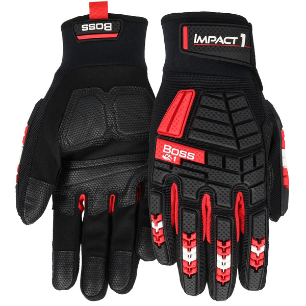 Boss Black Synthetic leather Demolition Gloves 1 -Pairs