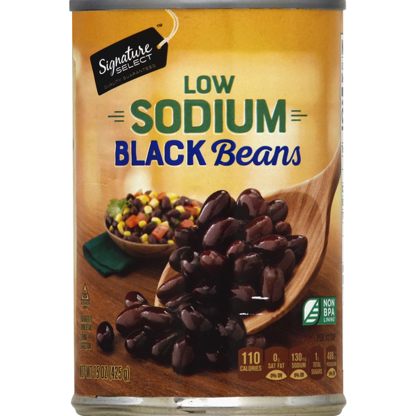 Signature Black Beans, Low Sodium