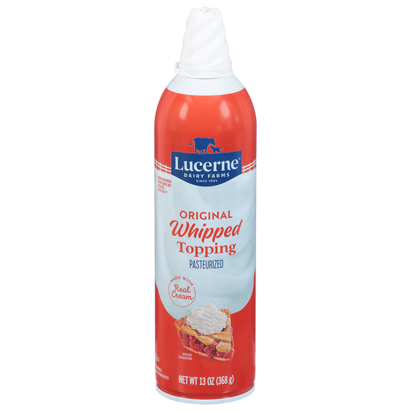 Lucerne Whipped Topping, Original, Pasteurized