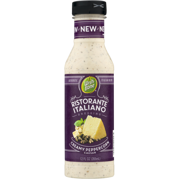 WishBone Ristorante Italiano Dressing Creamy Peppercorn Caesar (12 fl