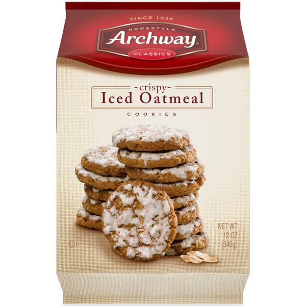 Archway Iced Oatmeal Crispy Cookies