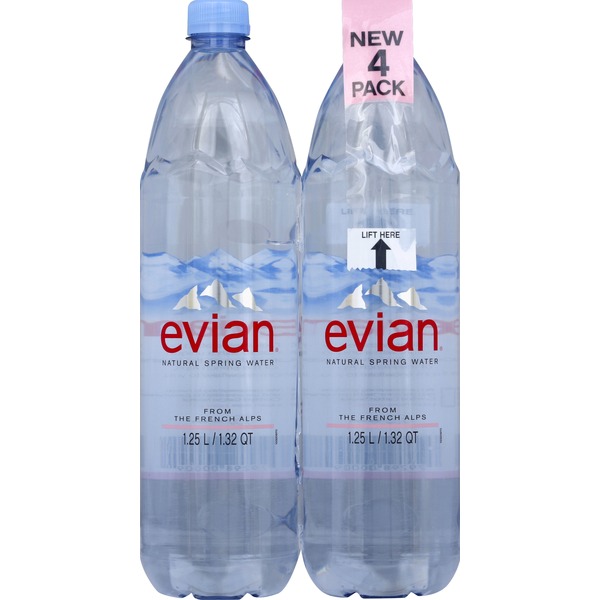 evian Spring Water, Natural, 4 Pack (4 each) from CVS Pharmacy® Instacart
