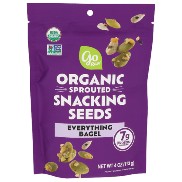 Go Raw Organic Everything Bagel Sprouted Snacking Seeds