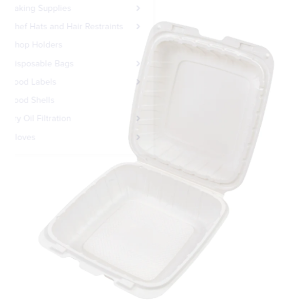 Royal Paper -Hinged Container, MFPP MFHL8831CW - 200ct